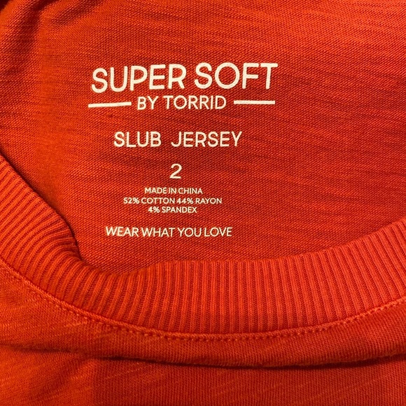 TORRID Super Soft Slub Crew Neck Roll Sleeve Muscle Tank NWT - Picture 4 of 8